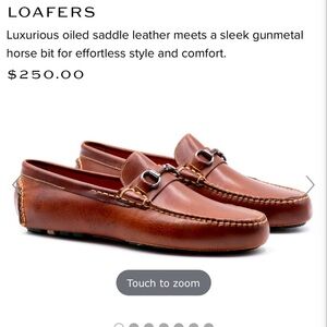 Martin Dingman Brown Leather Loafers